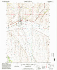 Prairie City 1996 topographic map preview