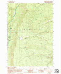 Prairie Farm Spring 1988 topographic map thumbnail