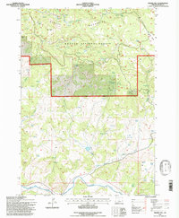 Prairie Hill 1992 topographic map thumbnail