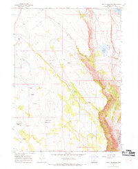 Priday Reservoir 1967 topographic map thumbnail