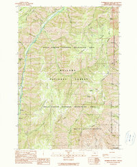 Puderbaugh Ridge 1990 topographic map thumbnail