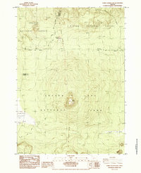 Pumice Desert East 1985 topographic map thumbnail