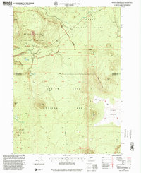 Pumice Desert West 1998 topographic map thumbnail