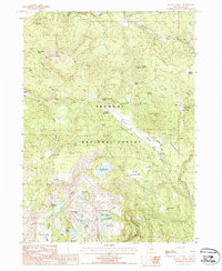 Quartz Valley 1988 topographic map thumbnail