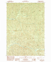 Quartzville 1985 topographic map thumbnail