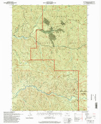 Quartzville 1994 topographic map thumbnail