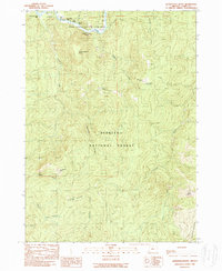 Quosatana Butte 1989 topographic map thumbnail