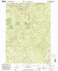 Quosatana Butte 1998 topographic map thumbnail