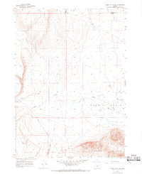 Rabbit Hills NW 1966 topographic map thumbnail