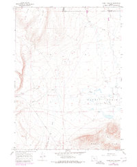 Rabbit Hills NW 1966 topographic map thumbnail