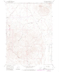 Rabbit Hills SW 1967 topographic map thumbnail