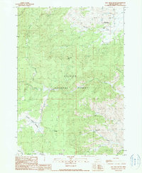 Rail Creek Butte 1990 topographic map thumbnail
