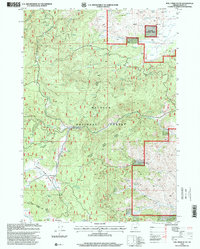 Rail Creek Butte 1998 topographic map thumbnail