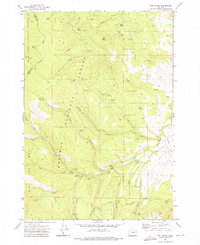 Rail Gulch 1972 topographic map thumbnail