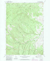 Rail Gulch 1972 topographic map preview