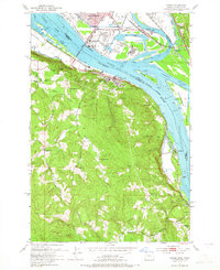 Rainier 1953 topographic map thumbnail