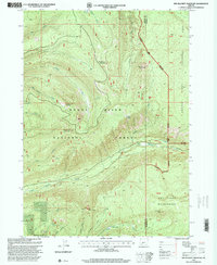Red Blanket Mountain 1997 topographic map preview