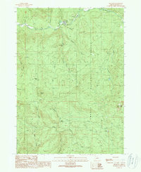 Red Butte 1989 topographic map thumbnail