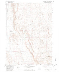 Red Lookout Butte 1981 topographic map thumbnail