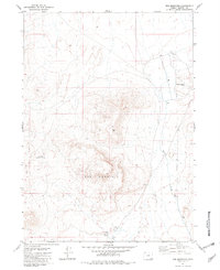 Red Mountain 1981 topographic map preview