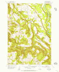 Redland 1954 topographic map preview