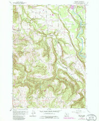 Redland 1961 topographic map preview