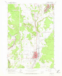 Redmond 1962 topographic map thumbnail