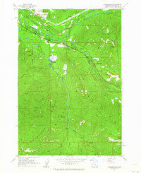 Rhododendron 1962 topographic map thumbnail