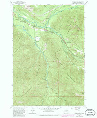 Rhododendron 1962 topographic map thumbnail
