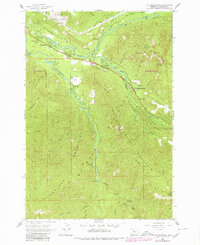 Rhododendron 1962 topographic map thumbnail