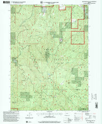Richter Mountain 1998 topographic map thumbnail