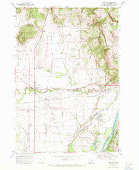 Rickreall 1969 topographic map thumbnail