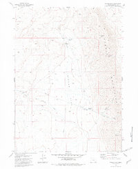 Rincon Flat 1981 topographic map thumbnail