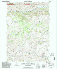 Ritter 1995 topographic map thumbnail