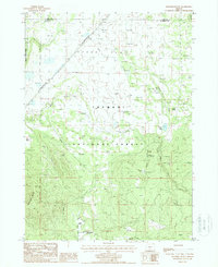 Riverbed Butte 1988 topographic map preview