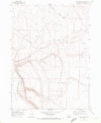 Roaring Springs 1967 topographic map thumbnail