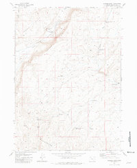 Robbers Roost 1981 topographic map preview