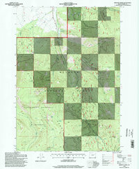 Roberts Creek 1996 topographic map thumbnail