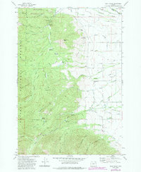 Rock Creek 1972 topographic map thumbnail