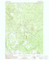 Rodeo Butte 1988 topographic map thumbnail