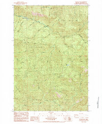 Rogers Peak 1984 topographic map thumbnail