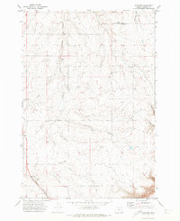 Rosebush 1970 topographic map thumbnail