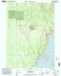 Round Butte 1999 topographic map thumbnail