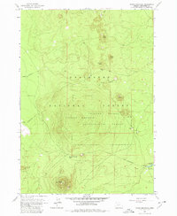 Round Mountain 1963 topographic map thumbnail