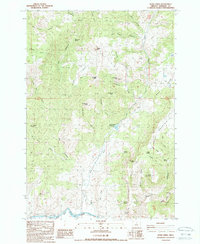 Rowe Creek 1987 topographic map thumbnail