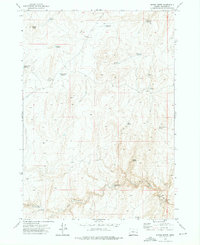 Rufino Butte 1972 topographic map thumbnail