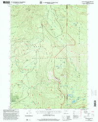 Rustler Peak 1997 topographic map thumbnail