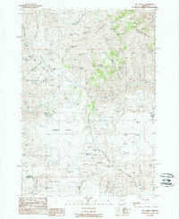 Rye Valley 1988 topographic map preview