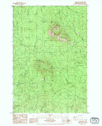 Saddle Mtn topographic map thumbnail