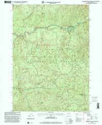 Saddleblanket Mountain 1997 topographic map thumbnail
